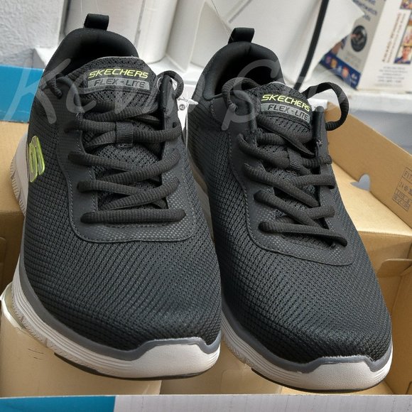 BLACK NWT Skechers Men's Flex Lite Advantage‎ Shoe - Picture 3 of 7